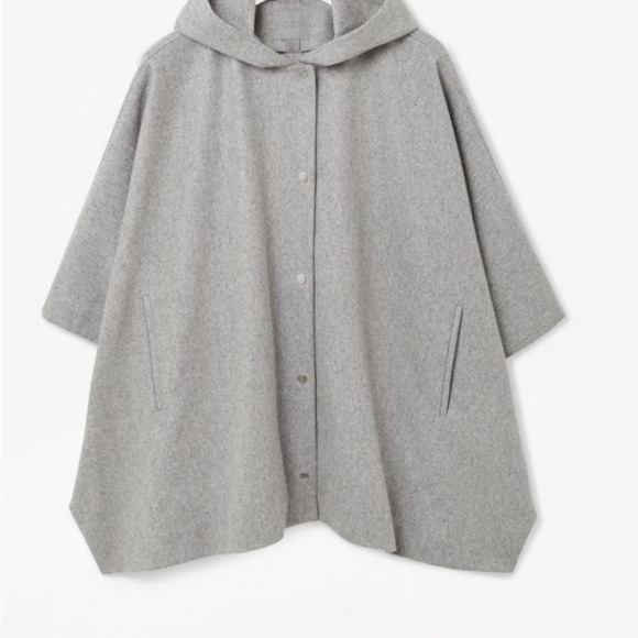 COS Jackets & Blazers - COS Gray Wool Cape